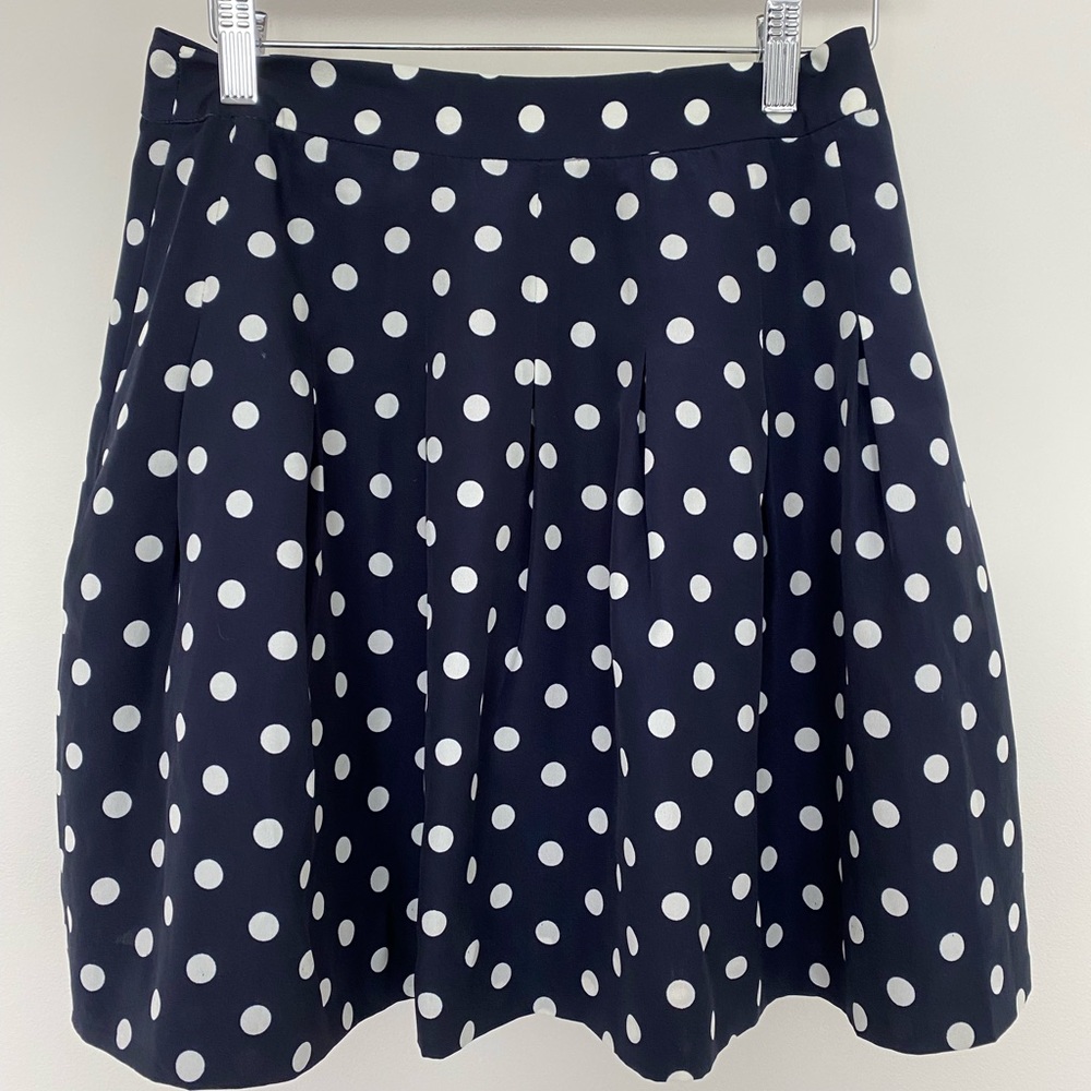 J crew polka dot skirt